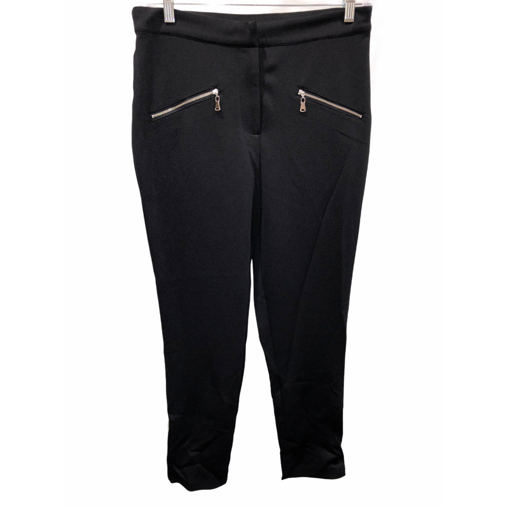 SA by Seth Aaron Women's Regular Slim Leg Pants with Zipper Detail Size 12
